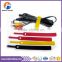 Colorful back to back hook and loop cable tie, reusable back to back cable ties