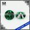 synthetic nano emerald 8mm round brilliant cut nano gem for jewelry