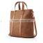 Trendy Canvas Men HandBag With Leather Trim