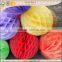 Christmas decorative tissue paper honeycomb pom-poms