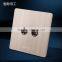 Hot sale double TV satellite socket