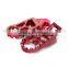 Wider Flat CNC Billet Aluminum Motorcycle Foot Pegs Footrest for RMZ 250 450 Enduro Bike