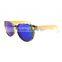 Eco-friendly Fashion Style Bamboo Sunglasses Handmade bamboo legs