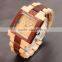 Mixed color Wristwatch Wooden Water Resistant Wooden WristWatch Women Men Wristwatch Wooden