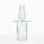 30ml clear glass bottle with sprayer