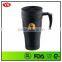400ml Eco Friendly Double Wall Thermal Plastic Coffee Mug With Handle