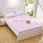 Hypoallergenic Rolled Pink Cotton Terry Bound Bed Sheets