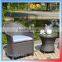high quality ready made hot sale patio rattan coffee chair table set
