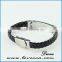 Fashion Jewelry Wholesale!!2016 NEW Stainless Steel Jewelry Punk Braided Leather Bracelet