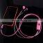 wholesale el light earphone,fashionable led earphone with mic,,new headset wtih led lightning