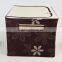 Non-woven fabric storage box for household
