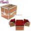 Good-Looking Custom Logo Red Pvc Small Cosmetic Lock Storage Box