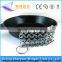 Angelia Cast Iron Cleaner 8x6 Inch Premium Stainless Steel Chainmail Scrubber