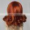 new arrival dark brwon bjd/blythe doll wig with wavy end