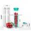 Popular Item 800ML Energy Sport Fruit Infuser Water Bottle Tritan Multiple Colors Plastic Bottle With Locking Flip Top Lid