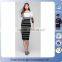 2016 fashion ladies sexy bandage dress stripes bandage dress for women