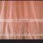 4*8 rotaryt cut natural rubber wood veneer with real factory