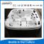 New Compact Square Acrylic Indoor Composite Freestanding Spa Bath for 4 Persons JY8806