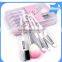 2016 New Arrival nylon hello kitty makeup brush set free sample cosmetic tools