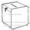 2017 Black Acrylic ballot box wth lock and key for election