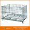 Aceally High quality demountable storage cage wire mesh pallet box/metal pallet cage