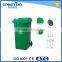 240l plastic waste bin with wheels, 240l plastic waste bin with wheels hot sale