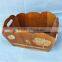 Vintage Country Used Natural Wooden Wine Crates For Sale