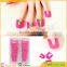 26 Pcs of 10 Sizs Reusable Spill Resistant Manicure Finger Cover Nail Art Polish Guide Stencil Shield
