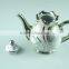 Siliver chromed Porcelain Teapot with lid, 800 ml water pots&kettles Chaozhou Stock