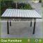 Wholesale outdoor rattan furniture garden plastic wood table