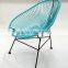 Aqua blue outdoor rattan furniture acapulco chair