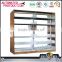 Factory direct sale commercial bookshelves /wooden library wall bookcase