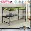 2016 new bedroom furniture metal material bunk bed loft bunk bed double cot bed