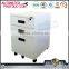 Modern design 3 drawer movable furniture filing cabinet wrought iron indoor locker