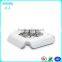Engraved hot sale milk white acrylic soap dish tray, hotel soap dish