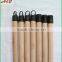Good Polishing Natrual Wooden Flooring Mop Stick One End Plastic Cap One End Plastic Greece Screw