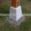 Concrete deck pier blocks for foundation