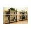 cheap wood melamine bookcases bookshelves with ladder