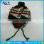 New style ear flap girl winter hat with strings