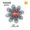 PU0209 leather flower shoe accessories &fashion shoe accessories