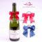 MSD Fancy elastic satin ribbon bow for wine bottle