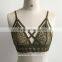 Sexy Lace net bra panty Soft Bra Push Up Deep V Straps Polka Dots Bralette beautiful bra sexy bra design latest fashion sexy bra