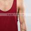 2017 Best Price New Design Summer Custom Red Gym Wear Comfortable Cotton Spandex Fashion Men's Sport Plain Tank Tops