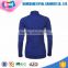 Wholesale Men Blank Plain Custom Printing T Shirts Half Zip Long Sleeve Shirt Manufacturer In China