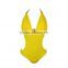 Yellow Super Quality Best Sell One Piece Swimsuit