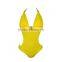 Yellow Super Quality Best Sell One Piece Swimsuit
