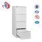 Hide metal handle design storage filing cabinets with 4 drawers
