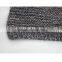 Myfur Multi-Color New Striped Pattern Wool Acrylic Knitting Hat with Real Raccoon Fur Pom Poms