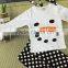 Christmas suit Winter outfit girls colthes baby snowman X-mas clothes black/white dot pant with necklace and headband set