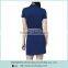 Dry wicking golf wear fashion golf dresses with belt